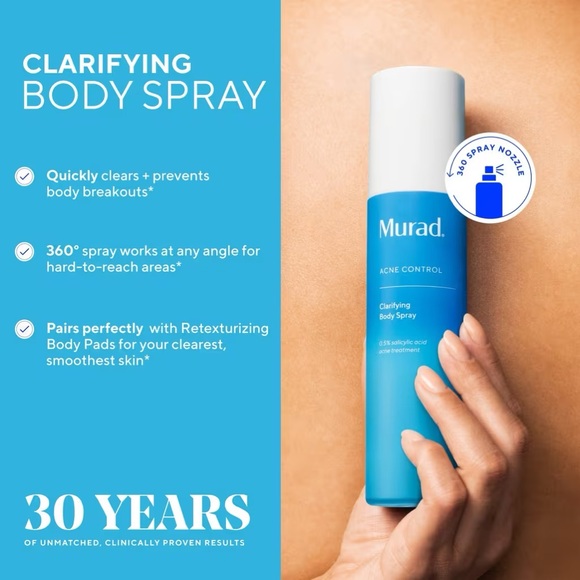 NEW Murad Clarifying Body Spray with Salicylic Acid - Picture 6 of 8